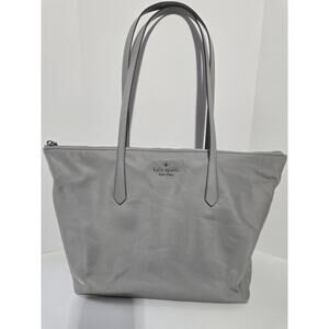Kate Spade Kitte Large Shoulder Tote Bag Gray